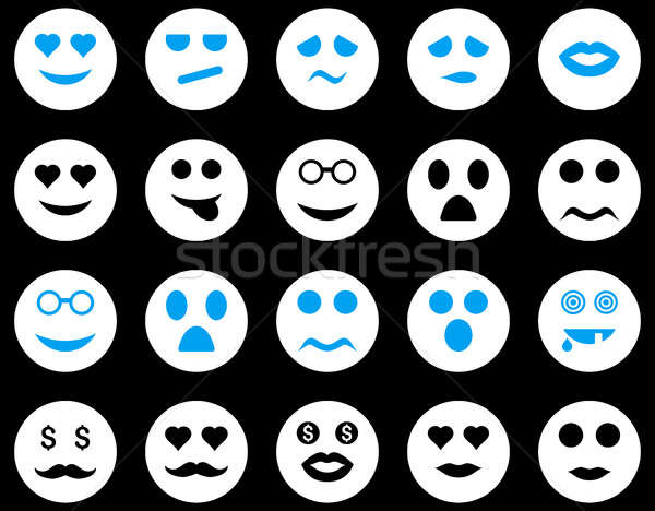 Smile and emotion icons Stock photo © ahasoft