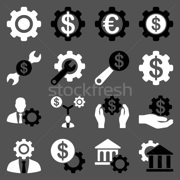 Financiële tools opties vector stijl Stockfoto © ahasoft