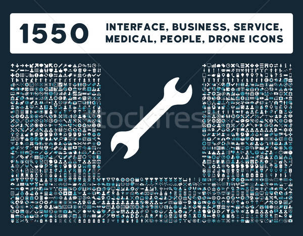 Stock photo: Interface, Business, Tools, People, Medical, Awards Vector Icons