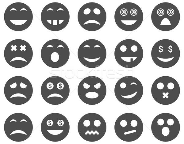 Smile and emotion icons Stock photo © ahasoft