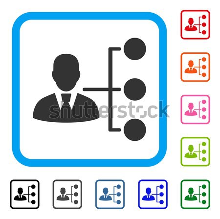 [[stock_photo]]: Distribution · gestionnaire · icône · vecteur · style · graphique