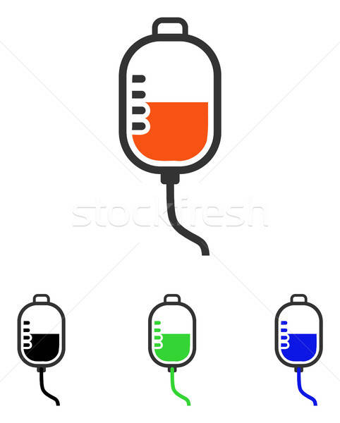 Therapy Dropper Flat Vector Icon Stock photo © ahasoft