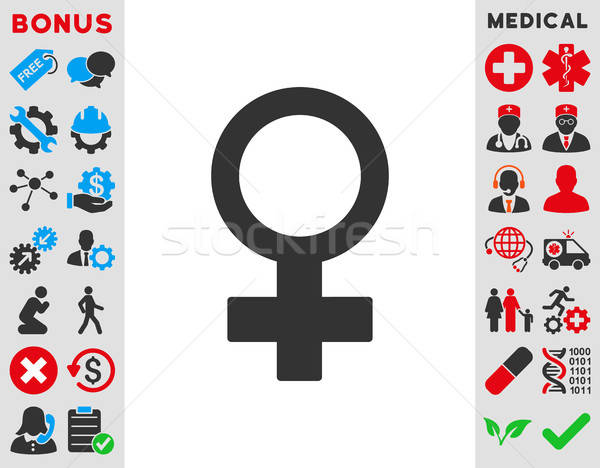 Female Symbol Icon Stock photo © ahasoft