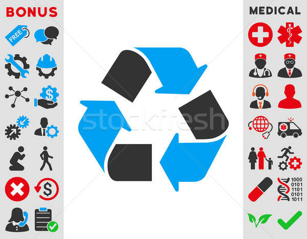 Recycle Icon Stock photo © ahasoft