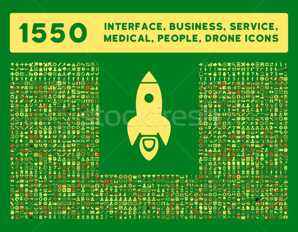 Schnittstelle Business Werkzeuge Menschen medizinischen Auszeichnungen Stock foto © ahasoft