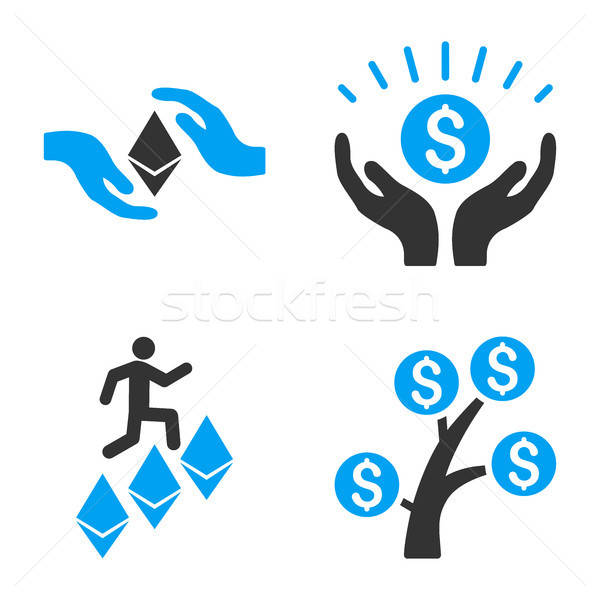 Financial Prosperity Vector Icon Set Stock photo © ahasoft