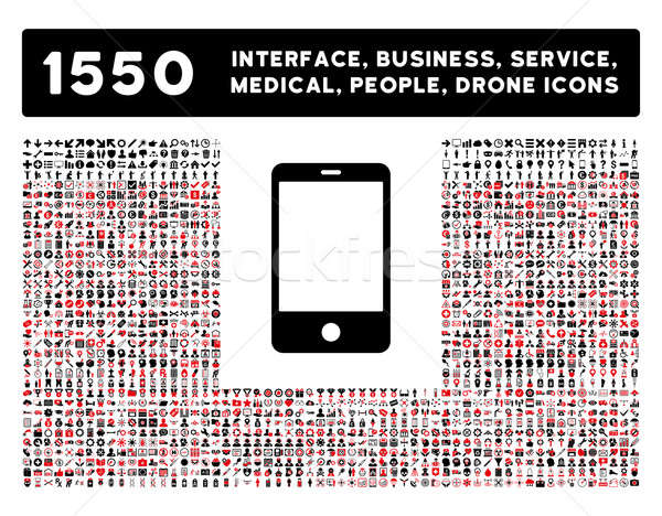 スマートフォン アイコン もっと インターフェース ビジネス ツール ストックフォト © ahasoft
