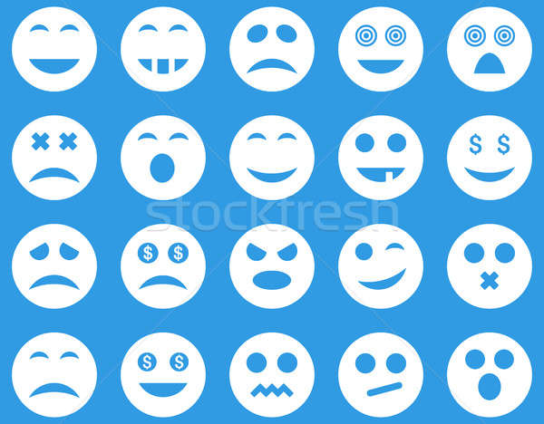 Smile and emotion icons Stock photo © ahasoft