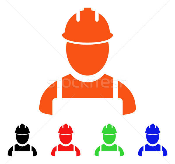 Worker Vector Icon Stock photo © ahasoft