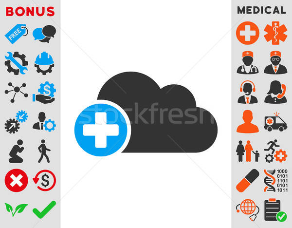 Create Cloud Icon Stock photo © ahasoft