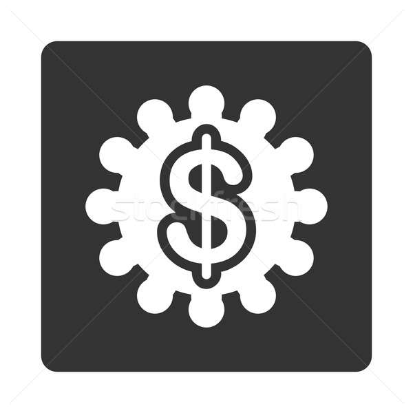 Pago opciones icono estilo blanco gris Foto stock © ahasoft