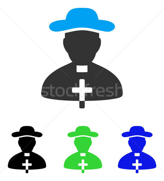Kapłan ikona wektora stylu graficzne symbol Zdjęcia stock © ahasoft