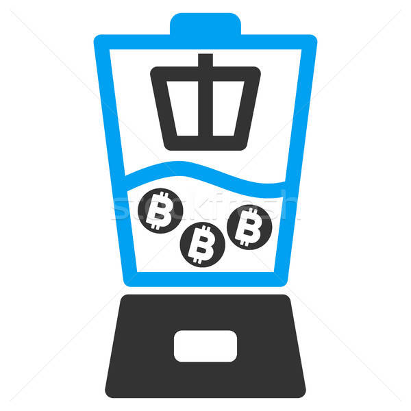 Bitcoin mezclador icono vector pictograma aplicación Foto stock © ahasoft
