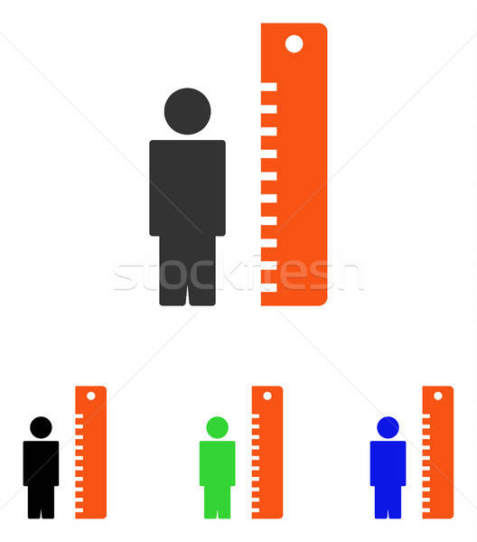 Height Meter Flat Vector Icon Stock photo © ahasoft