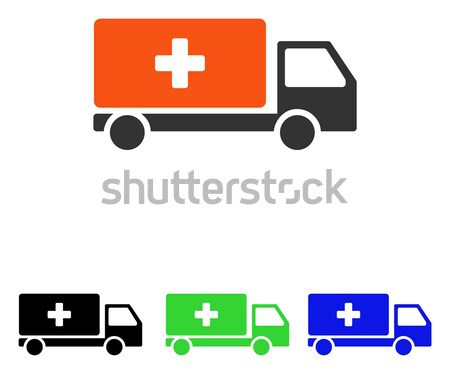 Drug Shipment Flat Vector Icon Stock photo © ahasoft