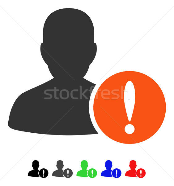 Patient Problem Flat Icon Stock photo © ahasoft