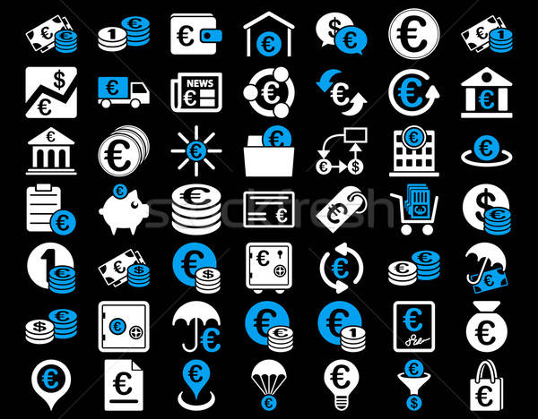 Stock photo: Euro Banking Icons