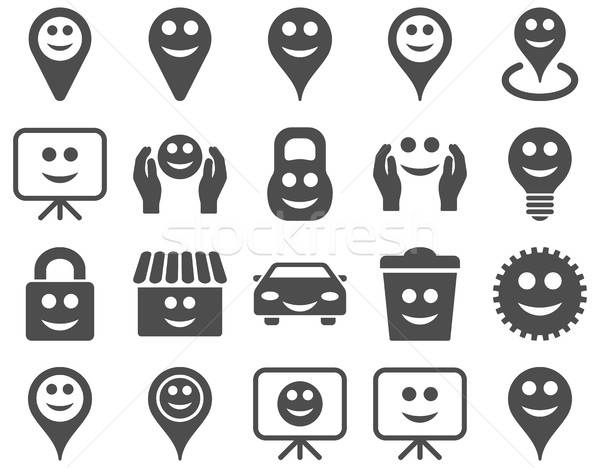 Stockfoto: Tools · opties · glimlacht · objecten · iconen · vector