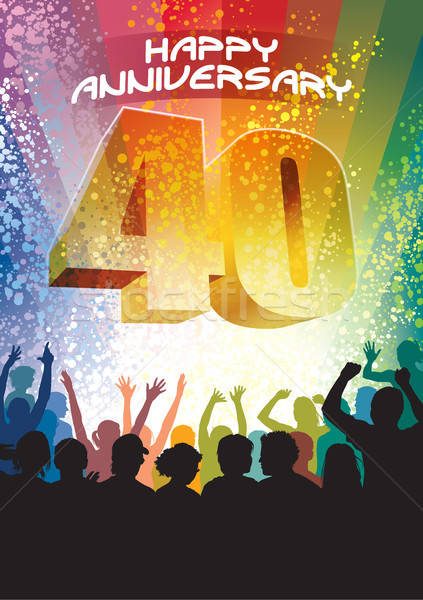 Fortieth anniversary Stock photo © Aiel