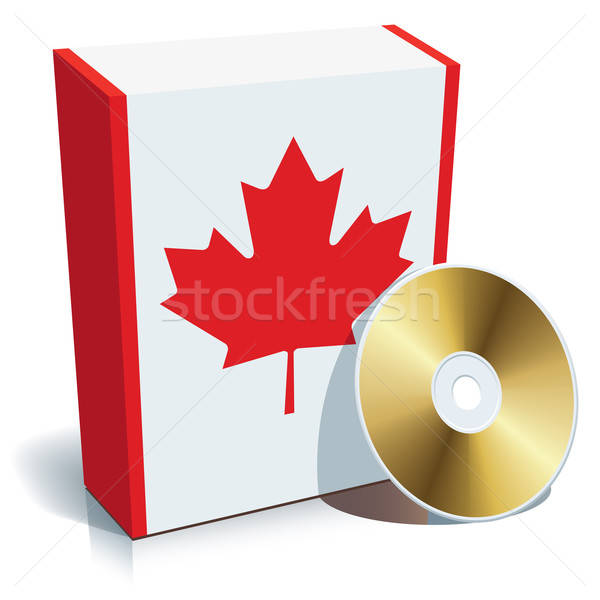 Canadian software box and CD Stock photo © Aiel