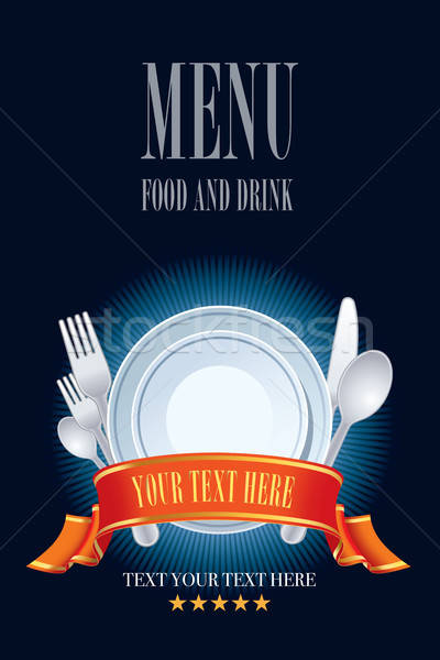 Restaurant menu design couvrir brochure modèle de conception [[stock_photo]] © Aiel