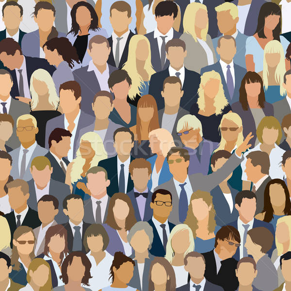 Crowd pattern Stock photo © Aiel