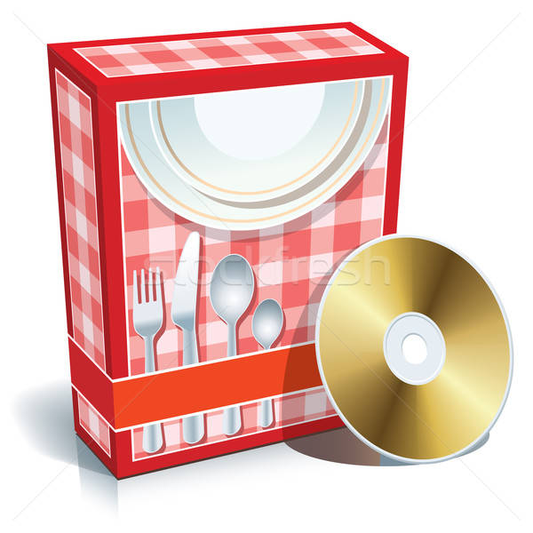 Stock photo: Box with cooking software