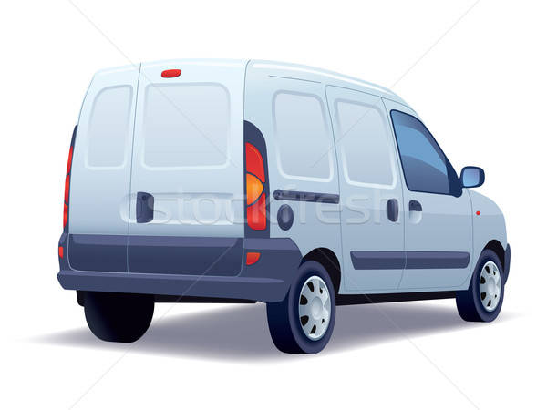 Stock photo: Delivery van