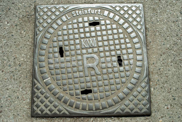 Old manhole Stock photo © Aikon