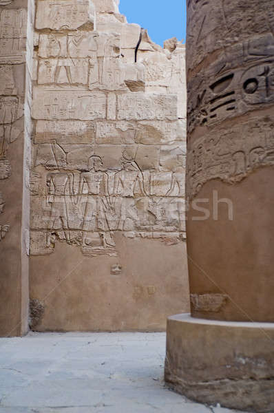 Columns in Karnak Stock photo © Aikon