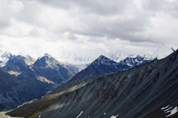 Montagna natura panorama neve Foto d'archivio © Aikon