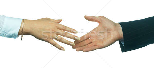 Business handshake Stock photo © Aikon