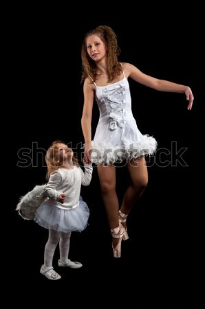 Two pretty ballerina's Stock photo © Aikon