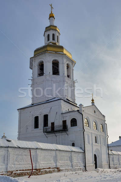 Manastire Rusia Egipt biserică sat Imagine de stoc © Aikon