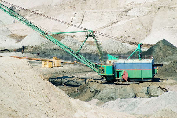 Amber open-cast mining in Yantarny, Russia Stock photo © Aikon