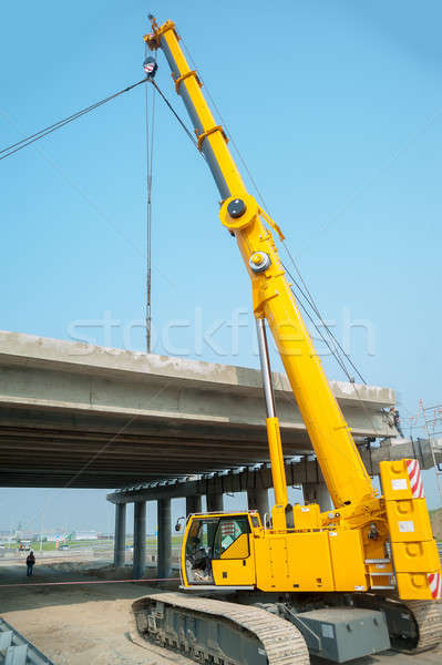 Foto stock: Processo · ponte · construção · céu · edifício