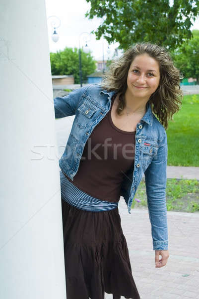 portrait of young beautiful woman Stock photo © Aikon