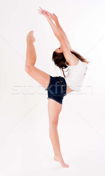 young professional gymnast Stock photo © Aikon