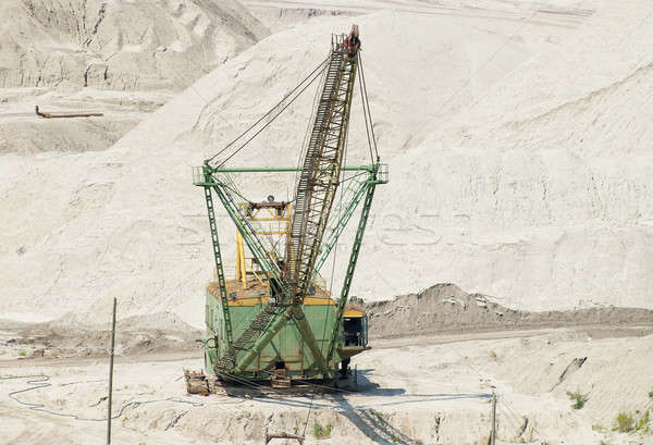 Kehribar madencilik Rusya çalışmak Metal sanayi Stok fotoğraf © Aikon