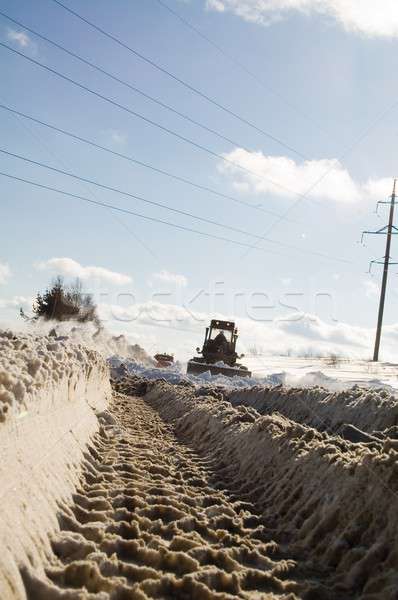Snowplow Stock photo © Aikon