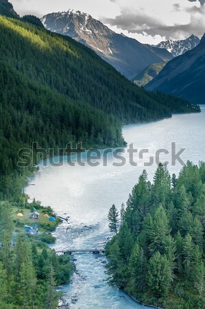 Kucherla lake Stock photo © Aikon