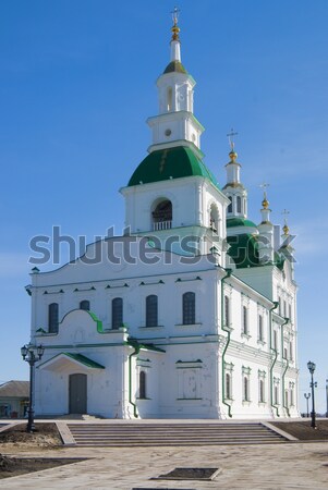 Cathédrale Russie église nouvellement 2009 sibérie [[stock_photo]] © Aikon