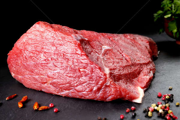 Frischen Fleisch Still-Leben rot Steak Stock foto © Ainat