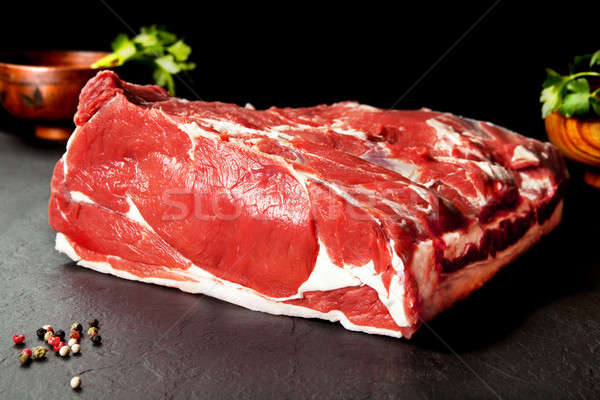 Frischen Fleisch ganze Stück Steak Stock foto © Ainat