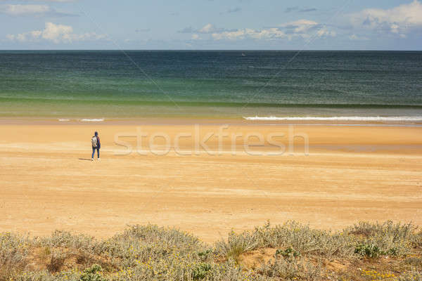 Piedi sola piedi spiaggia cielo Foto d'archivio © Aitormmfoto