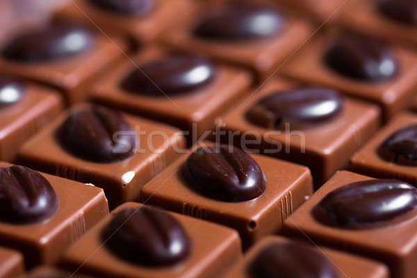 Chocolate praline candy Stock photo © ajfilgud