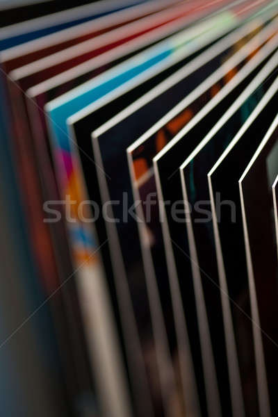 Könyv oldalak közelkép fotó színes Stock fotó © ajfilgud