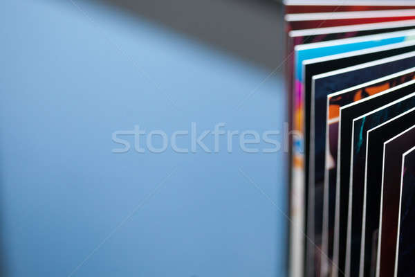 Colorfull printed book pages abstract
 Stock photo © ajfilgud