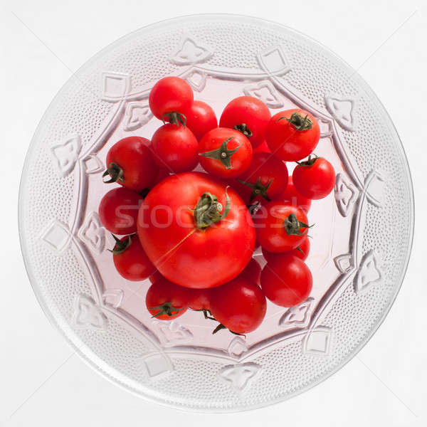 Paradicsom sok koktélparadicsom üveg edény gyümölcs Stock fotó © ajfilgud