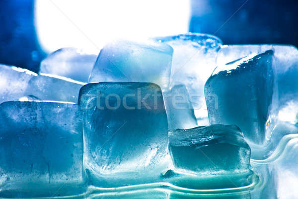 Glaçon glace boisson froide fond boire [[stock_photo]] © ajfilgud